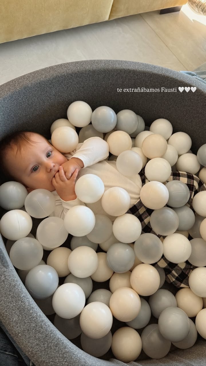 Eva Bargiela compartió esta foto de su hijo Faustino Simeone 💖