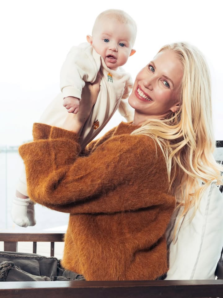 Daniela Christiansson, la pareja de Maxi López con su hijo Lando 💖