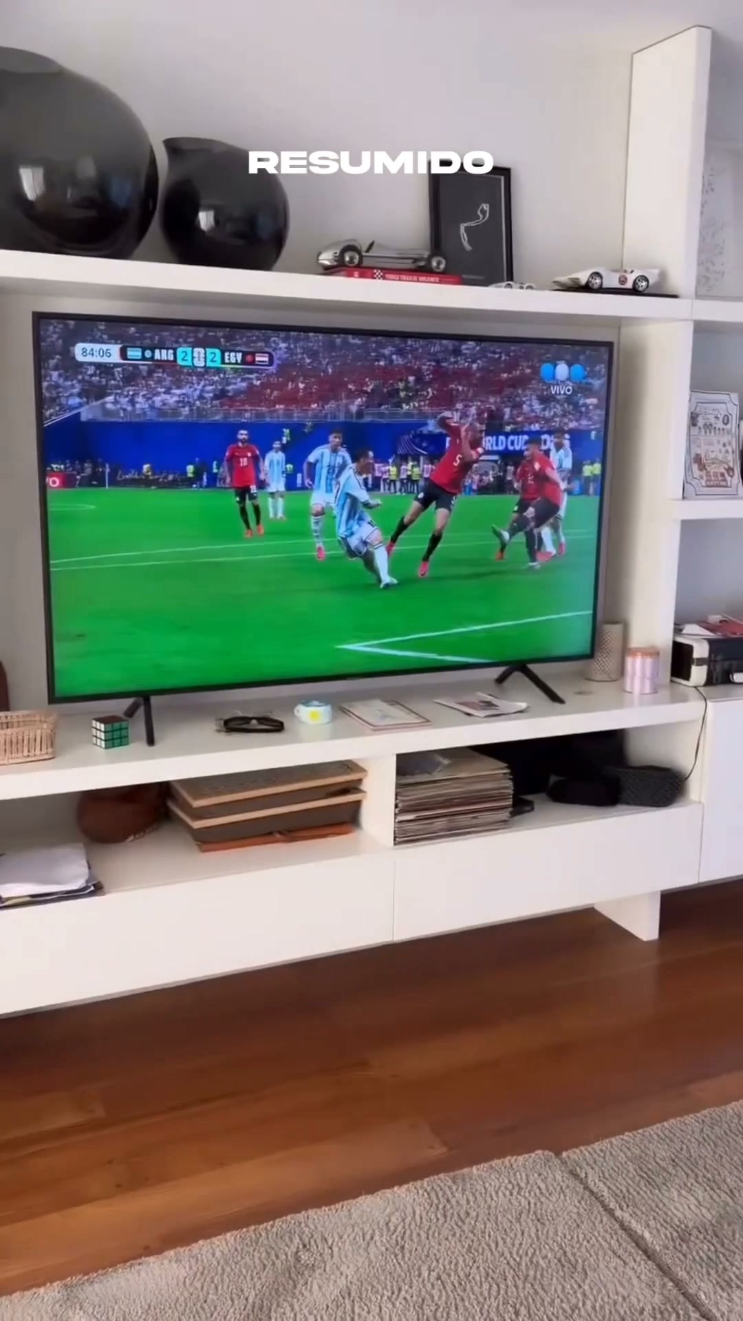 Isabel Macedo compartió este video muy conmovida por el partido de Argentina - Epigto