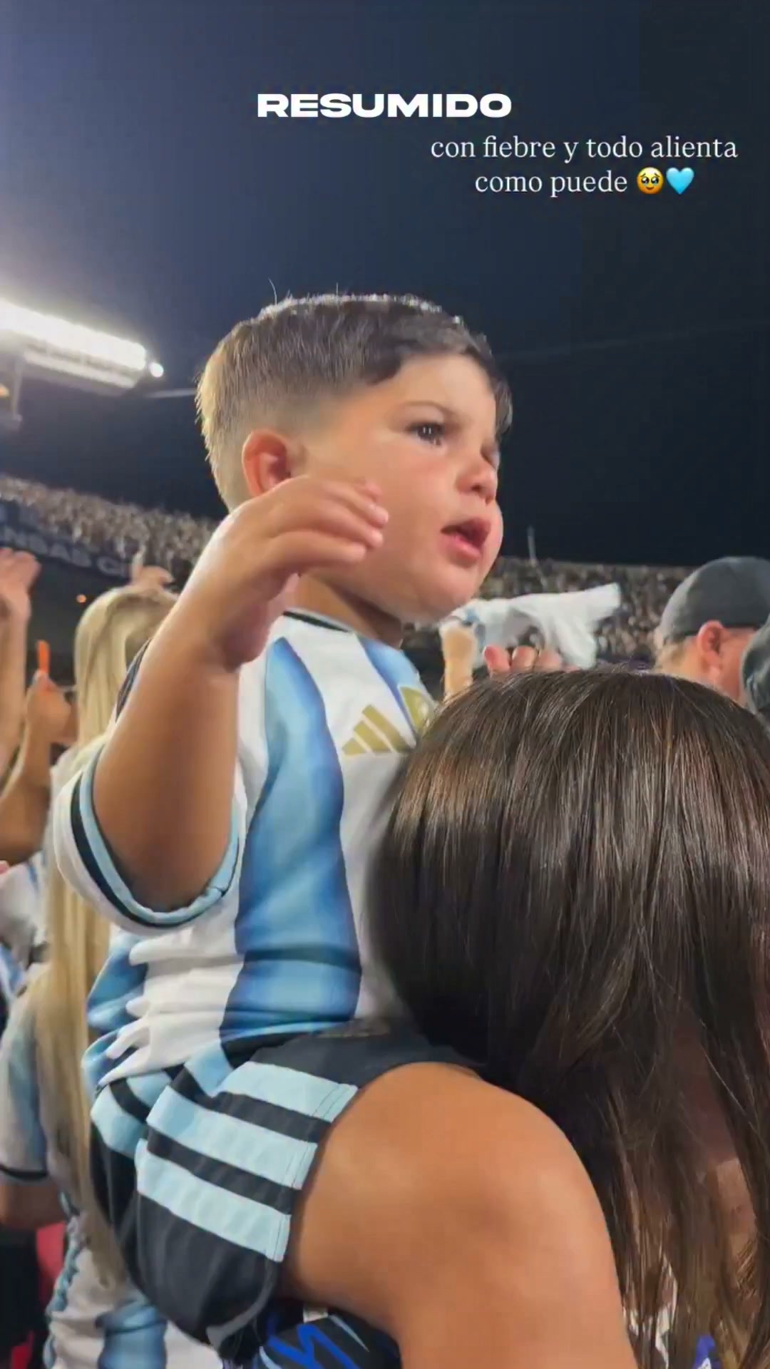 El hincha más fiel de todos, Benja Fernández🩵🤍🩵