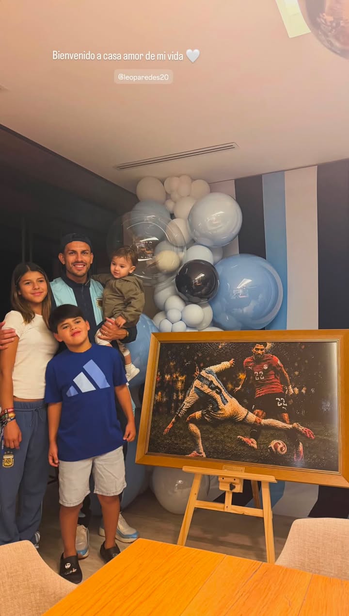 La familia Paredes ya está en Argentina 🇦🇷