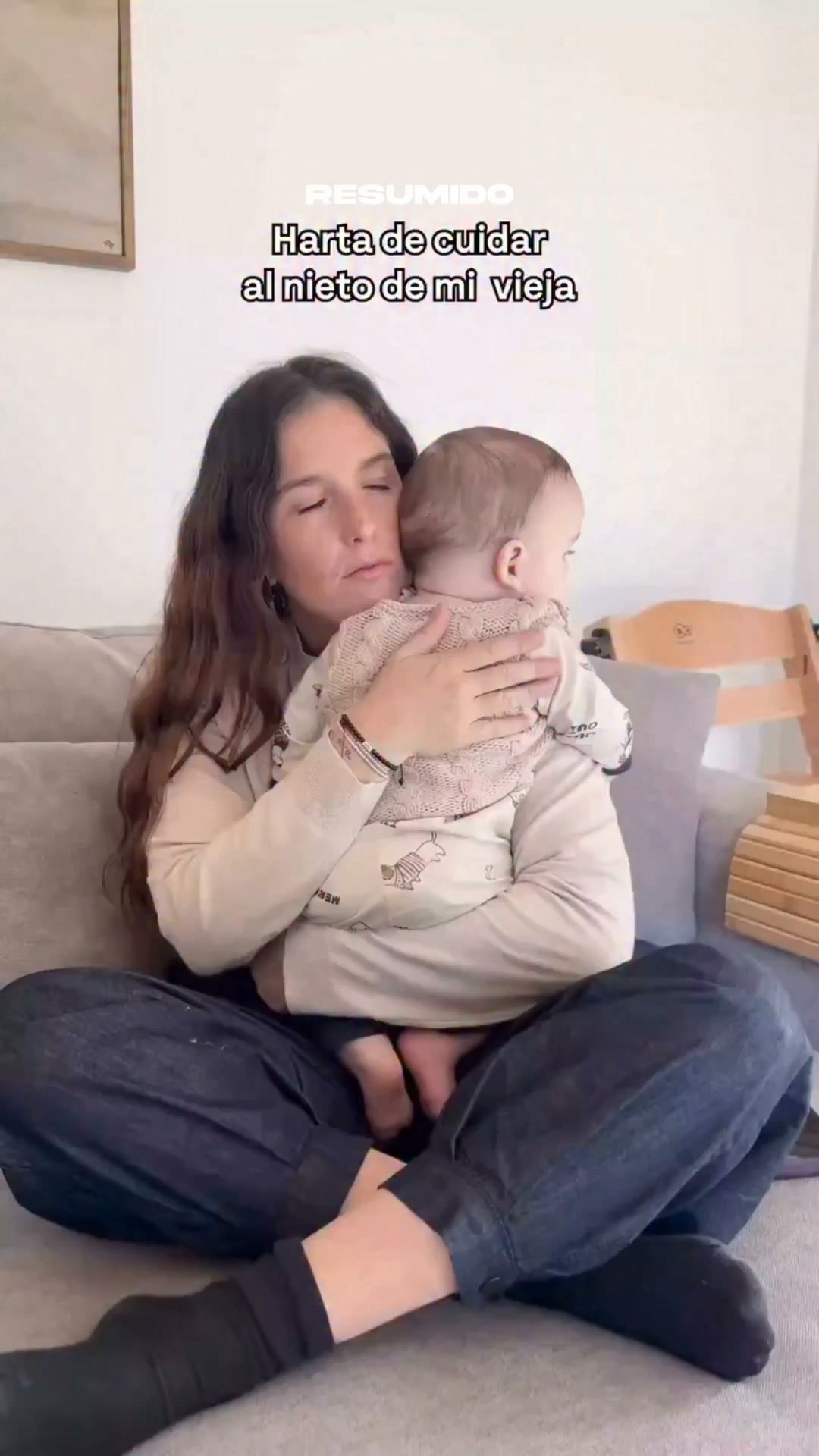 Juan Repetto subió este video con su hijo Timoteo 💗