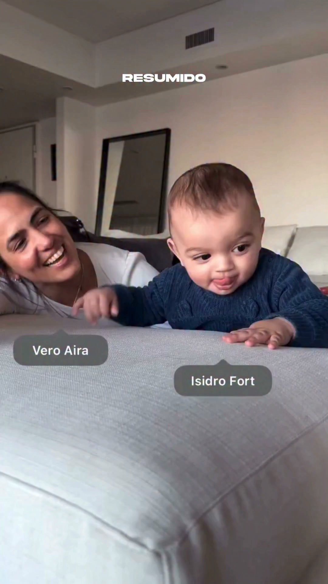 Rocío Marengo compartió este video de la kinesiologa que ayuda a Isidro con su desarrollo