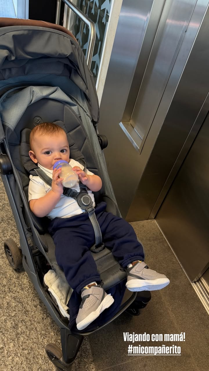 Rocío Marengo subió esta foto de su hijo Isidro Fort