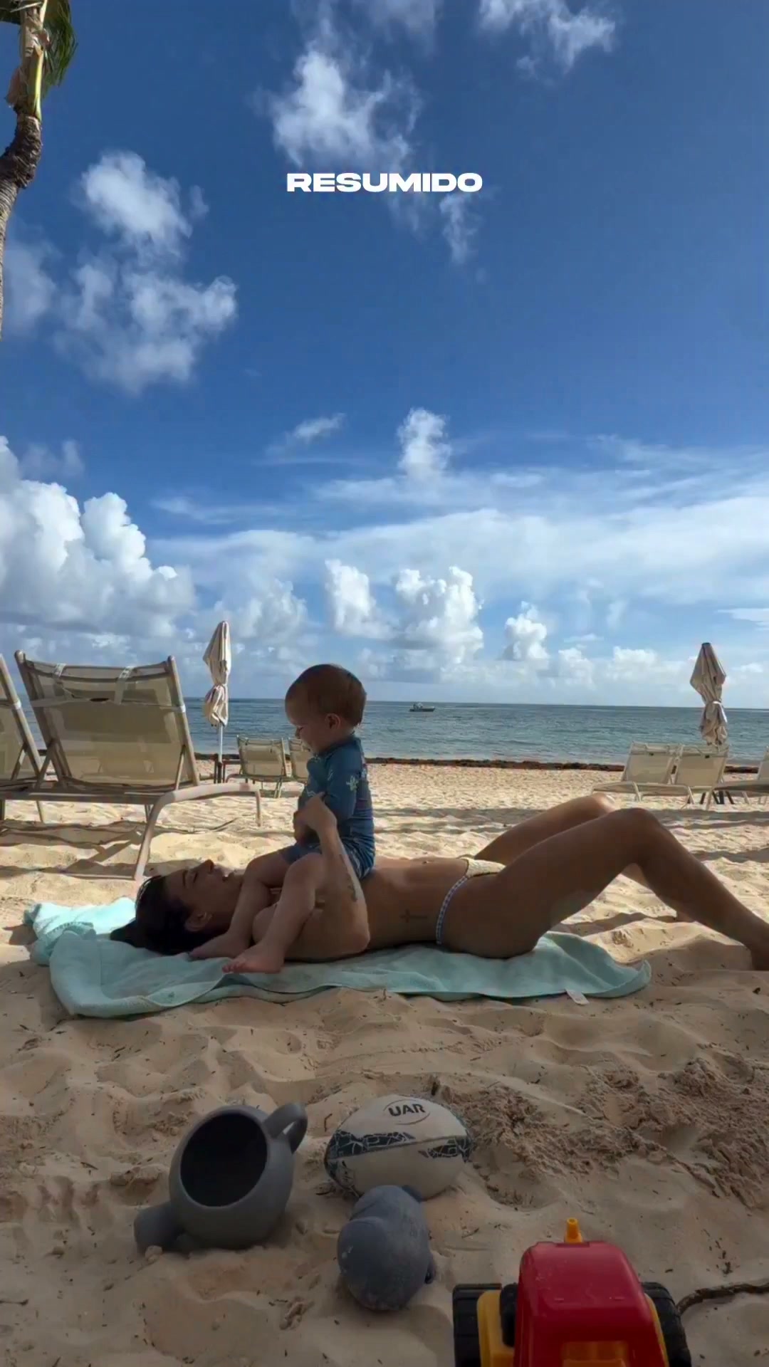 Sol Pérez subió este video con su hijo Marco y escribió: