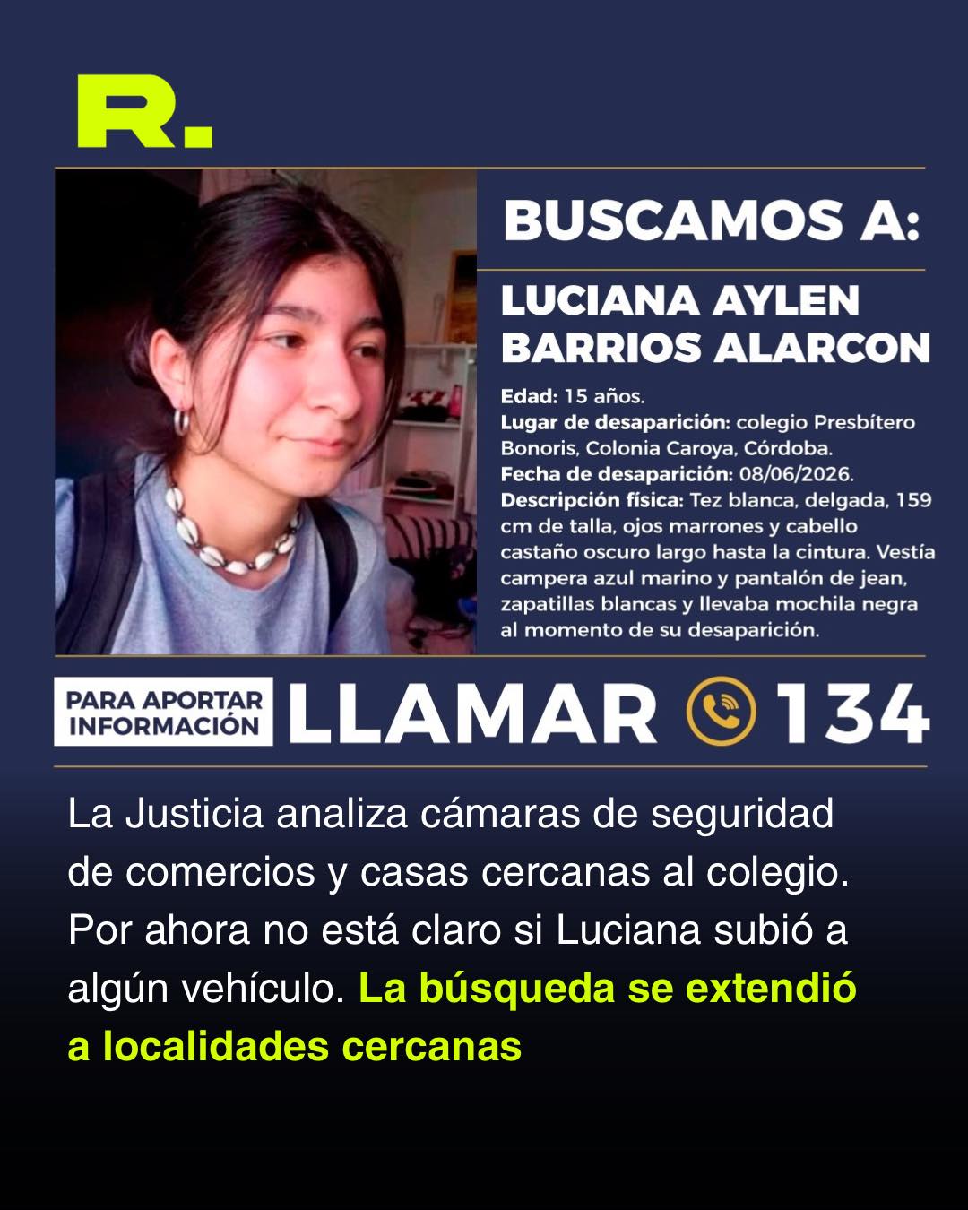 ⭕️DESAPARECIÓ LUCIANA (4/4)