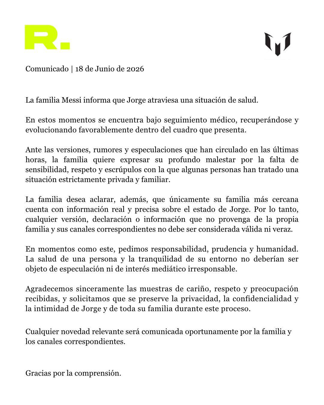 “JORGE ATRAVIESA UNA SITUACIÓN DE SALUD” (2/2)