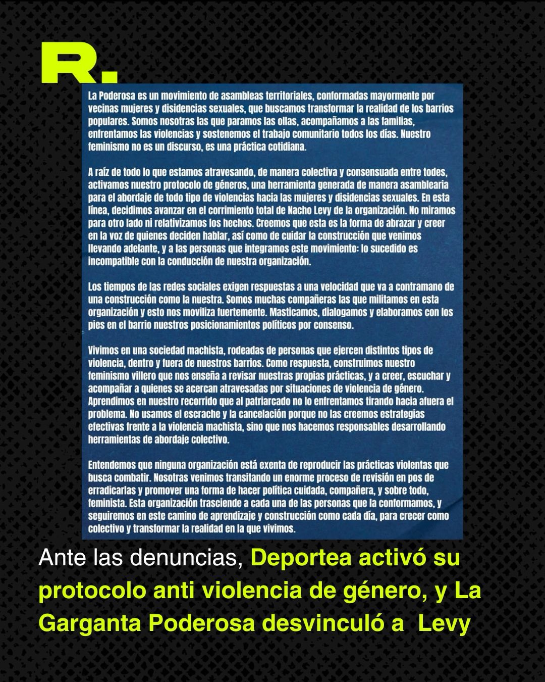 ⭕️ NACHO LEVY APARTADO DE “LA GARGANTA PODEROSA” POR LA DENUNCIA DE VIOLENCIA DE GÉNERO (5/5)