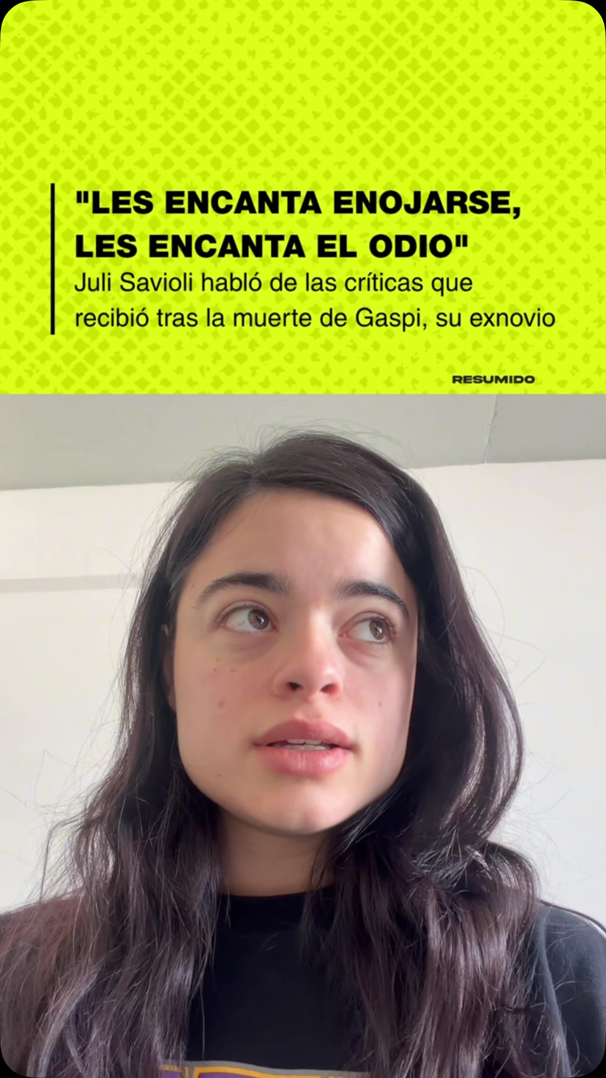 “NO ENTIENDO CÓMO EL DOLOR DE UNA PERSONA ES JUZGADO”