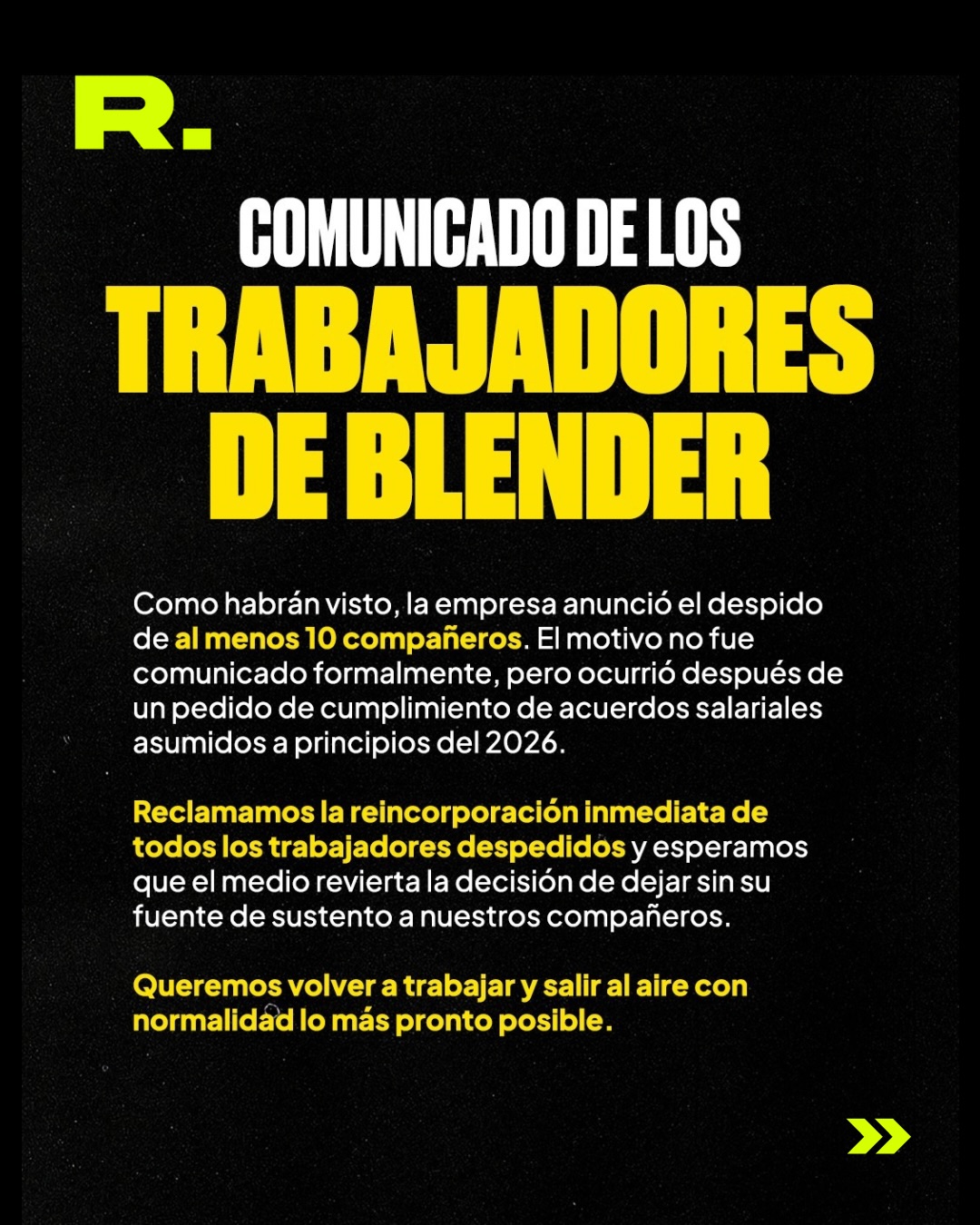 🗣️ “ECHARON A MUCHOS COMPAÑEROS POR UN RECLAMO DE SALARIO” (6/8)