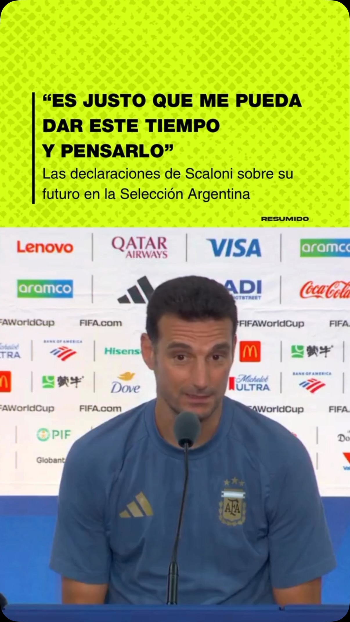 LA EMOCIÓN DE SCALONI 😢
