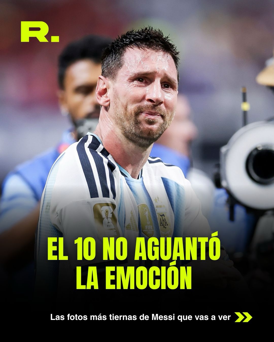 🥹 LA EMOCIÓN DE MESSI DESPUÉS DEL PARTIDO (1/4)