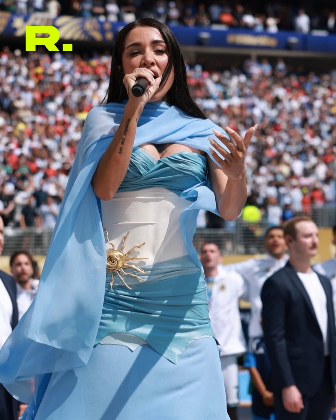 MARÍA BECERRA CANTÓ EL HIMNO EN LA FINAL 🇦🇷 (5/5)