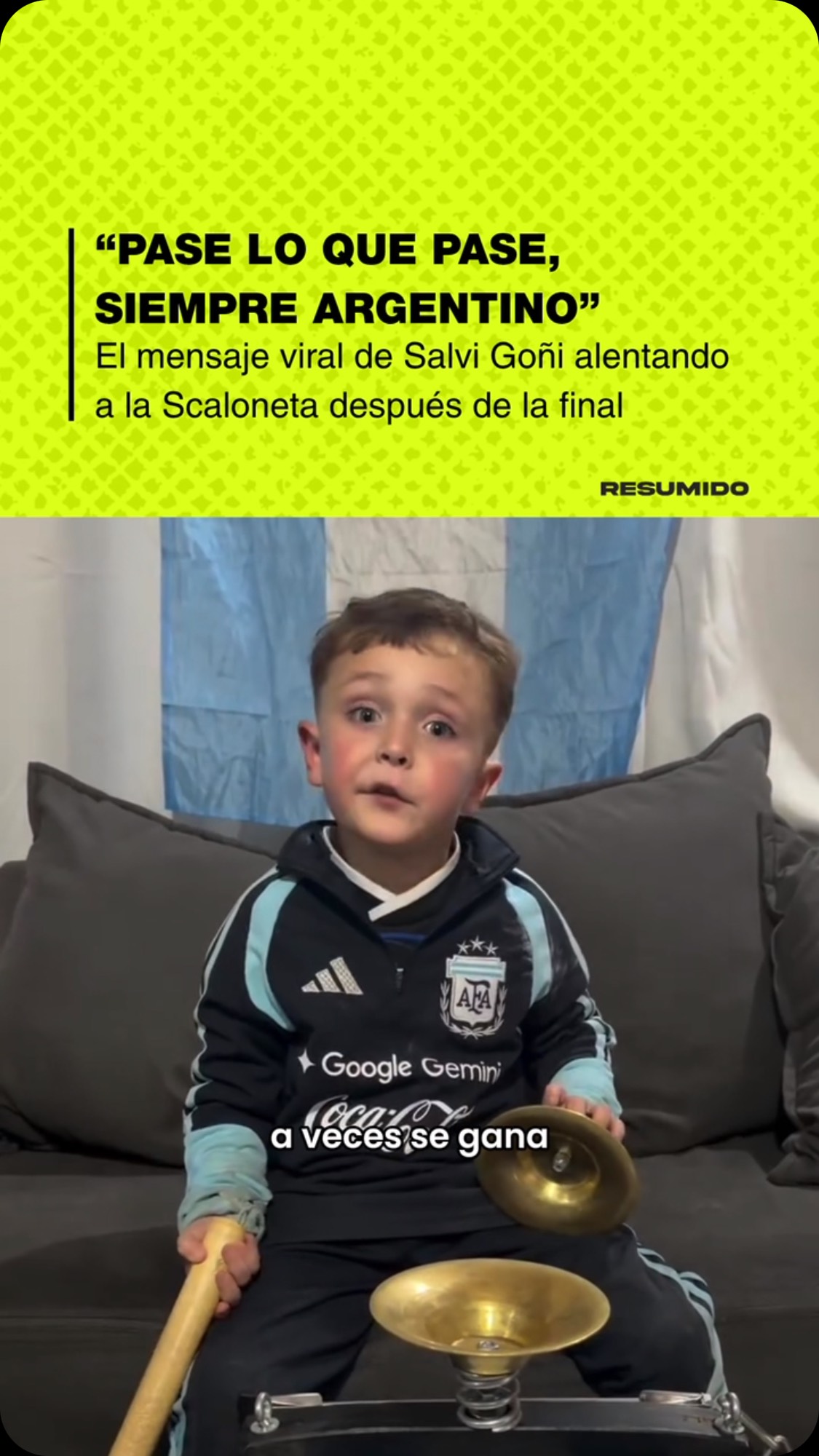 🇦🇷 “TE AMO ARGENTINA, VAMOS A INTENTARLO DE VUELTA”
