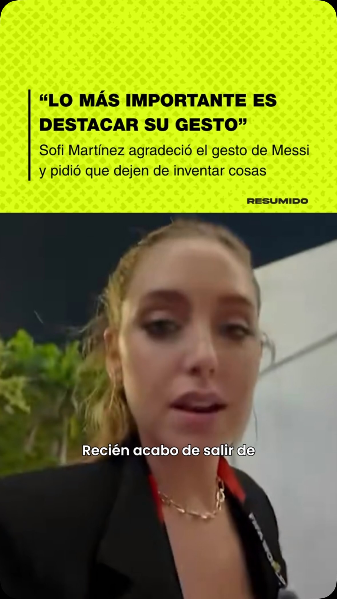 👀 “ÉL ES EL MEJOR DEL MUNDO Y SE DETUVO A SALUDARME PARA QUE DEJEN DE INVENTAR COSAS”