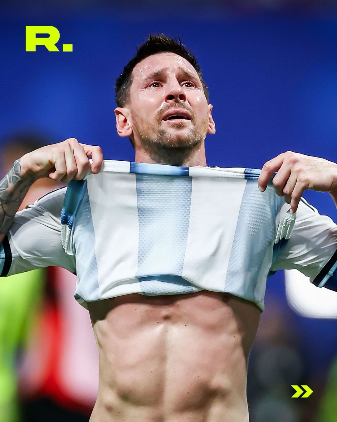 🥹 LA EMOCIÓN DE MESSI DESPUÉS DEL PARTIDO (2/4)
