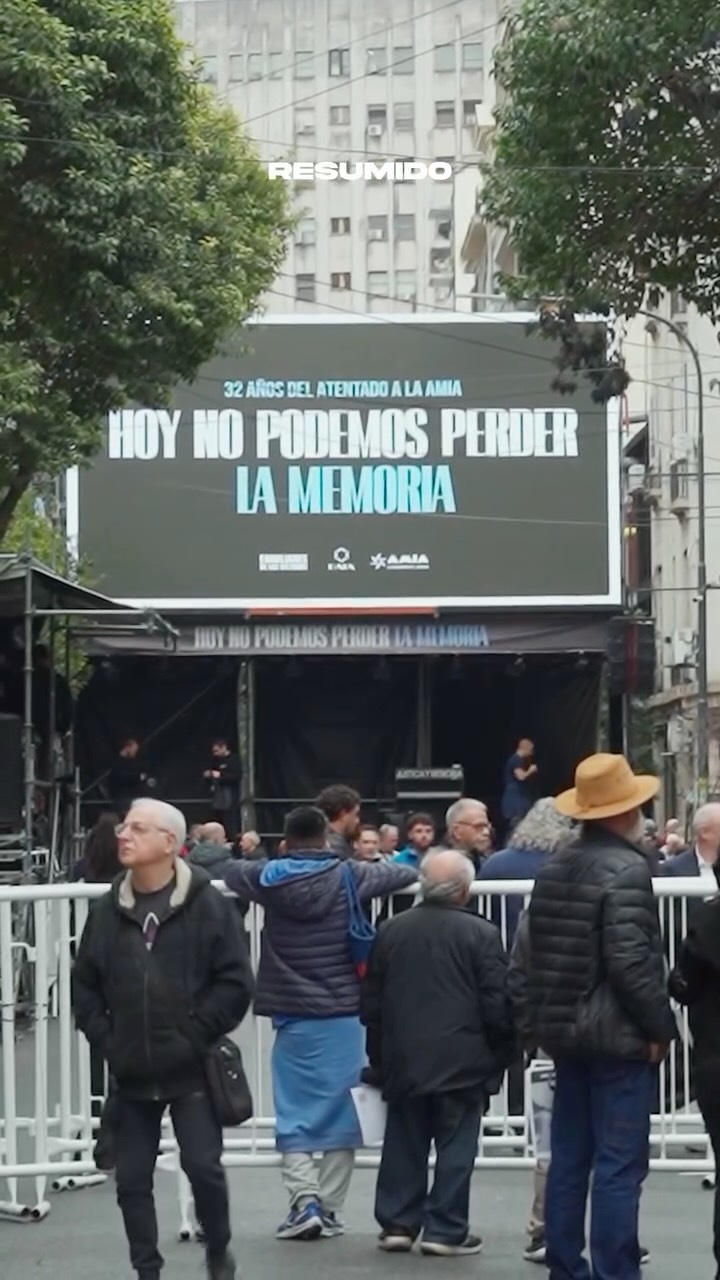 ⭕A 32 AÑOS DEL ATENTADO A LA AMIA