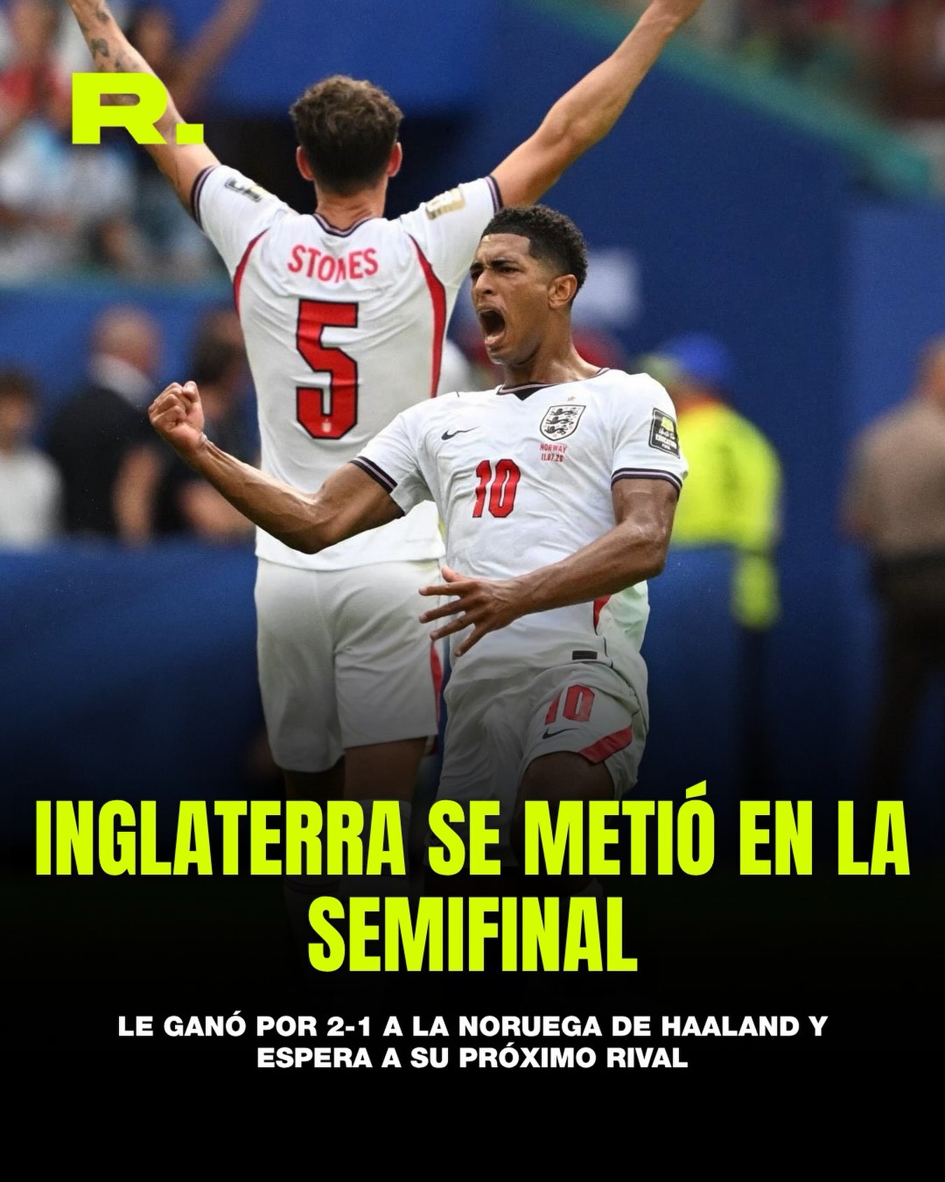 INGLATERRA GANÓ CON DOBLETE DE BELLINGHAM⚽️