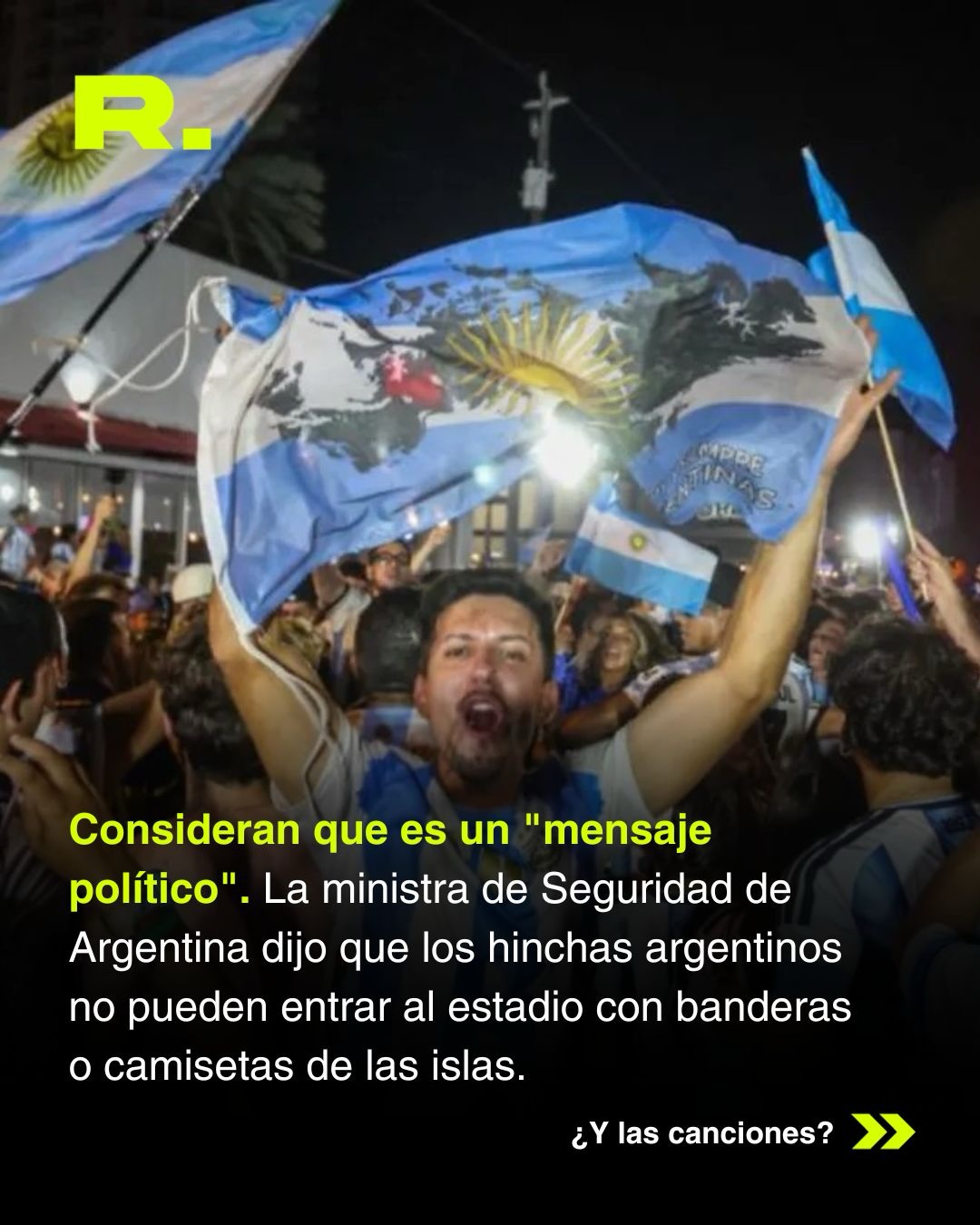 ⭕ PROHIBIERON LAS BANDERAS Y CAMISETAS DE MALVINAS EN EL ARGENTINA vs INGLATERRA (2/4)