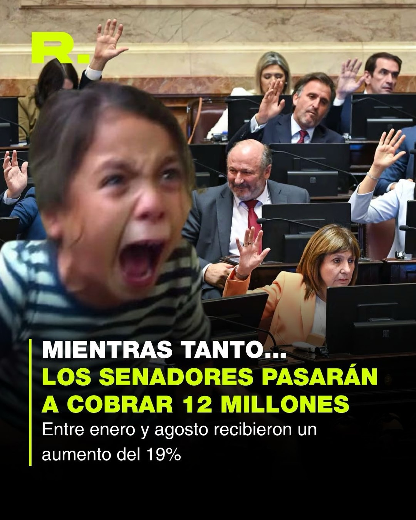 ⭕ LOS SENADORES TIENEN UN NUEVO AUMENTO DE SUELDO