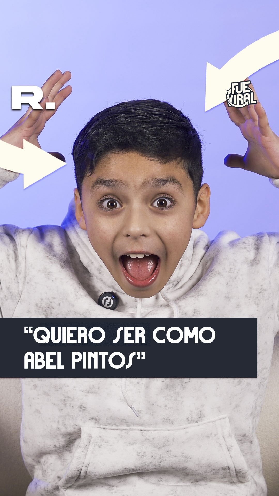“DE GRANDE QUIERO SER COMO ABEL PINTOS”🎤