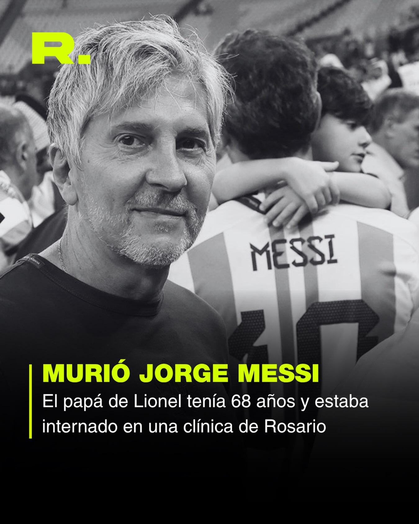 MURIÓ JORGE MESSI