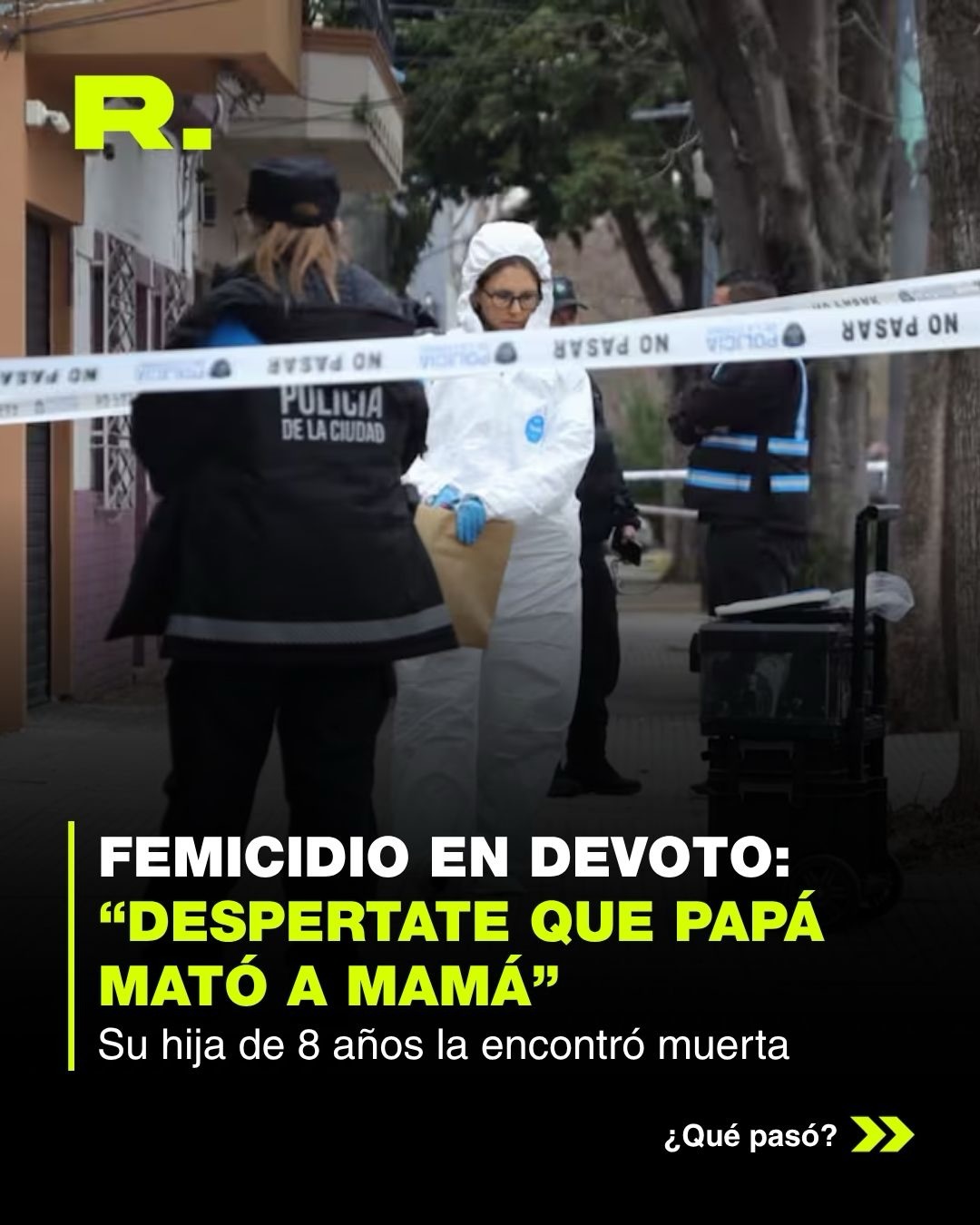 ⭕ LA CARTA DEL FEMICIDA DE DEVOTO: “NO LA AGUANTO MÁS” (1/3)