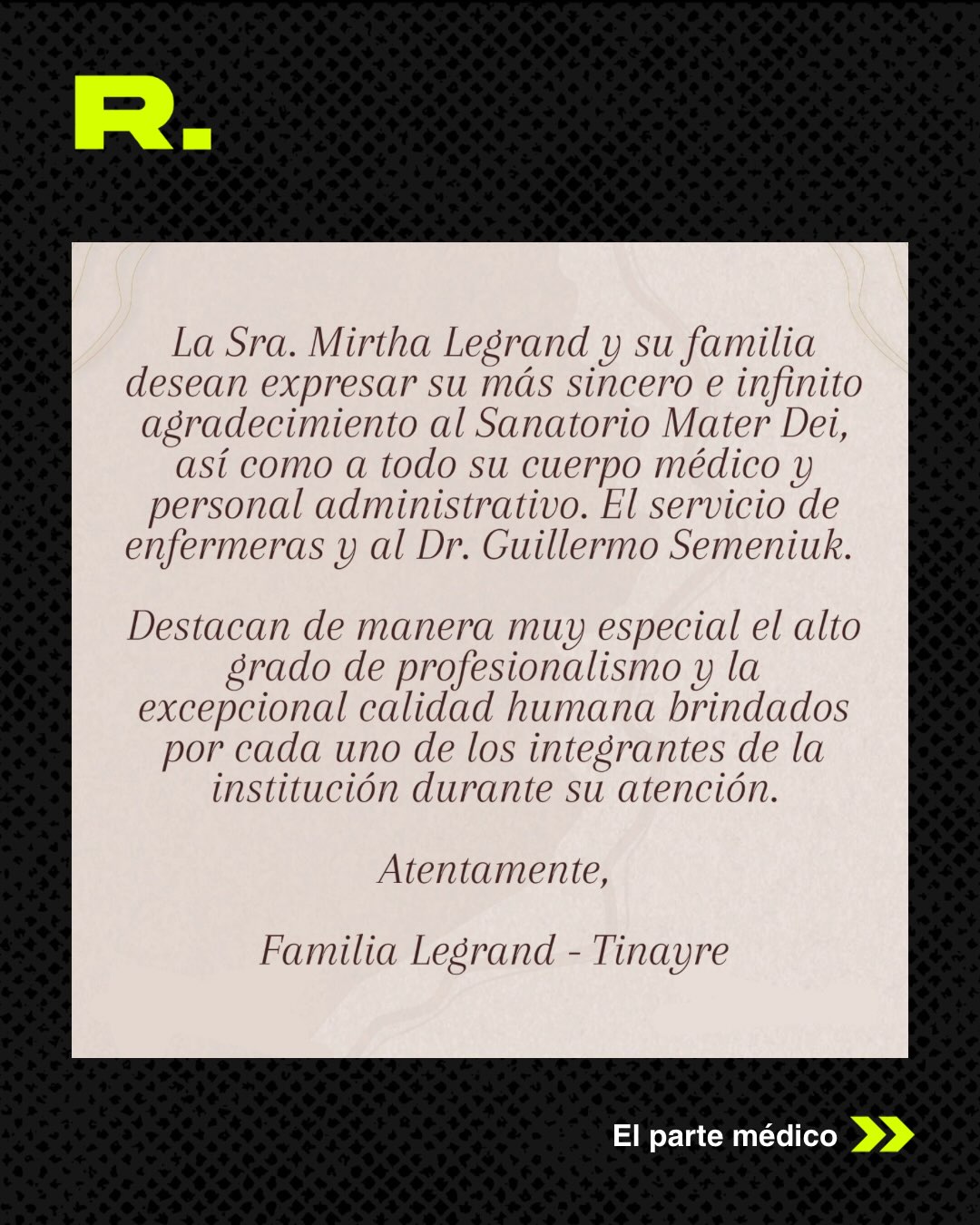 🙏🏻MIRTHA YA ESTÁ DE VUELTA EN SU CASA (2/3)