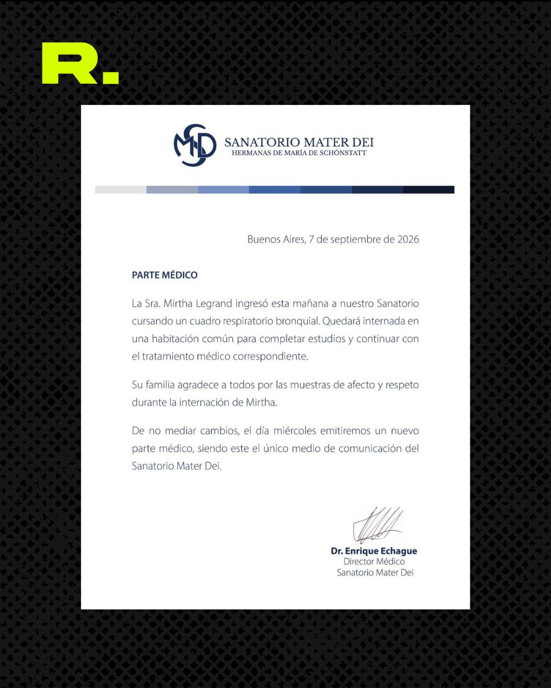 ⭕️ MIRTHA LEGRAND ESTÁ INTERNADA (2/2)