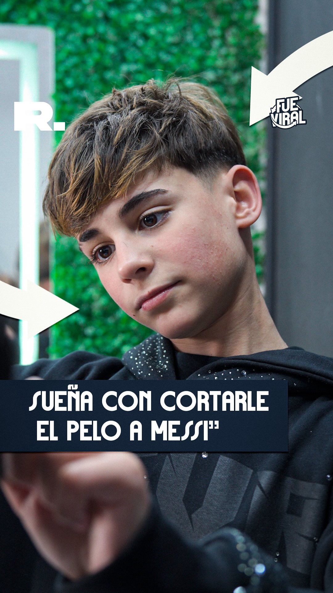 “AHORA LE QUIERO CORTAR EL PELO A MESSI”💈