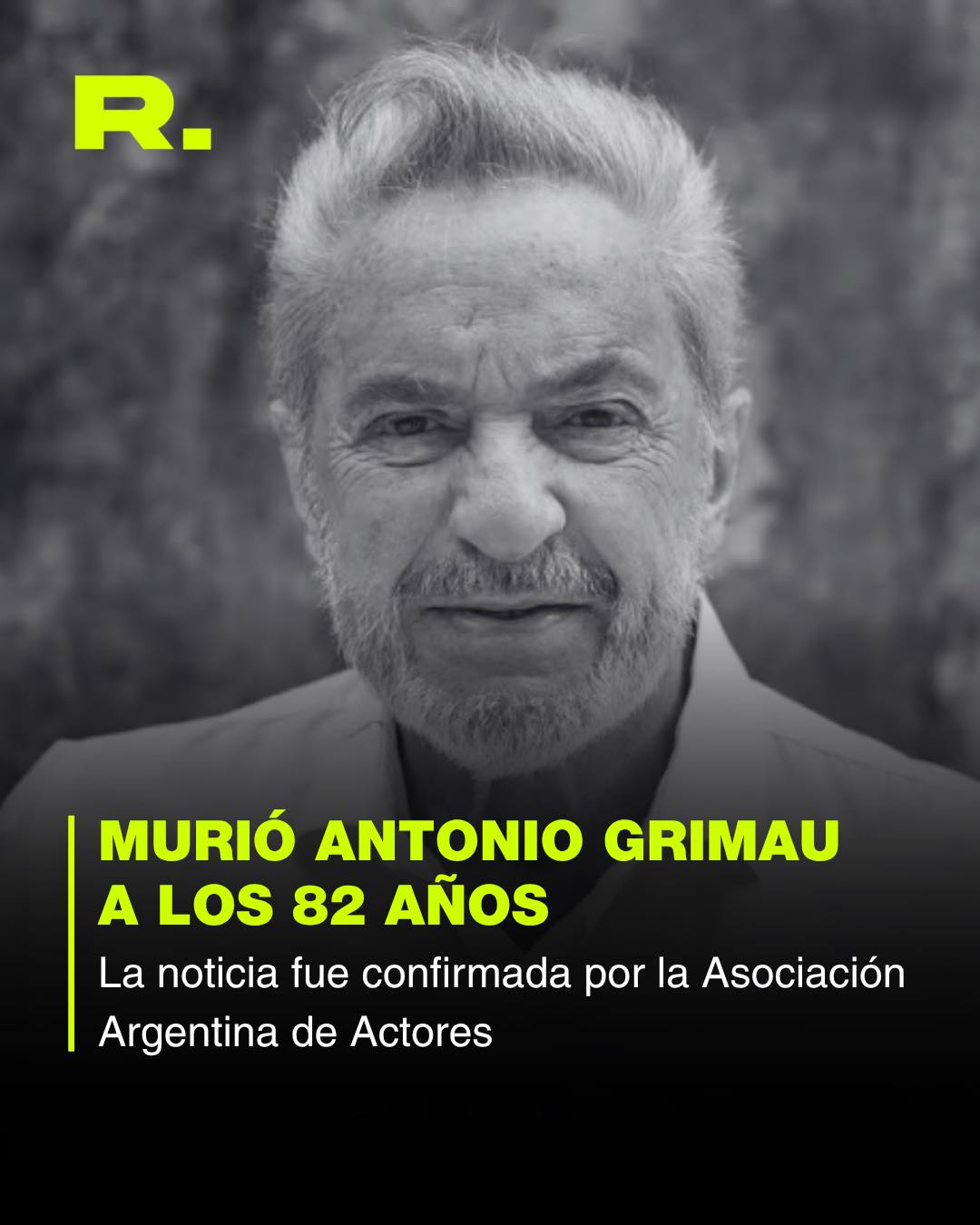 🖤 MURIÓ ANTONIO GRIMAU