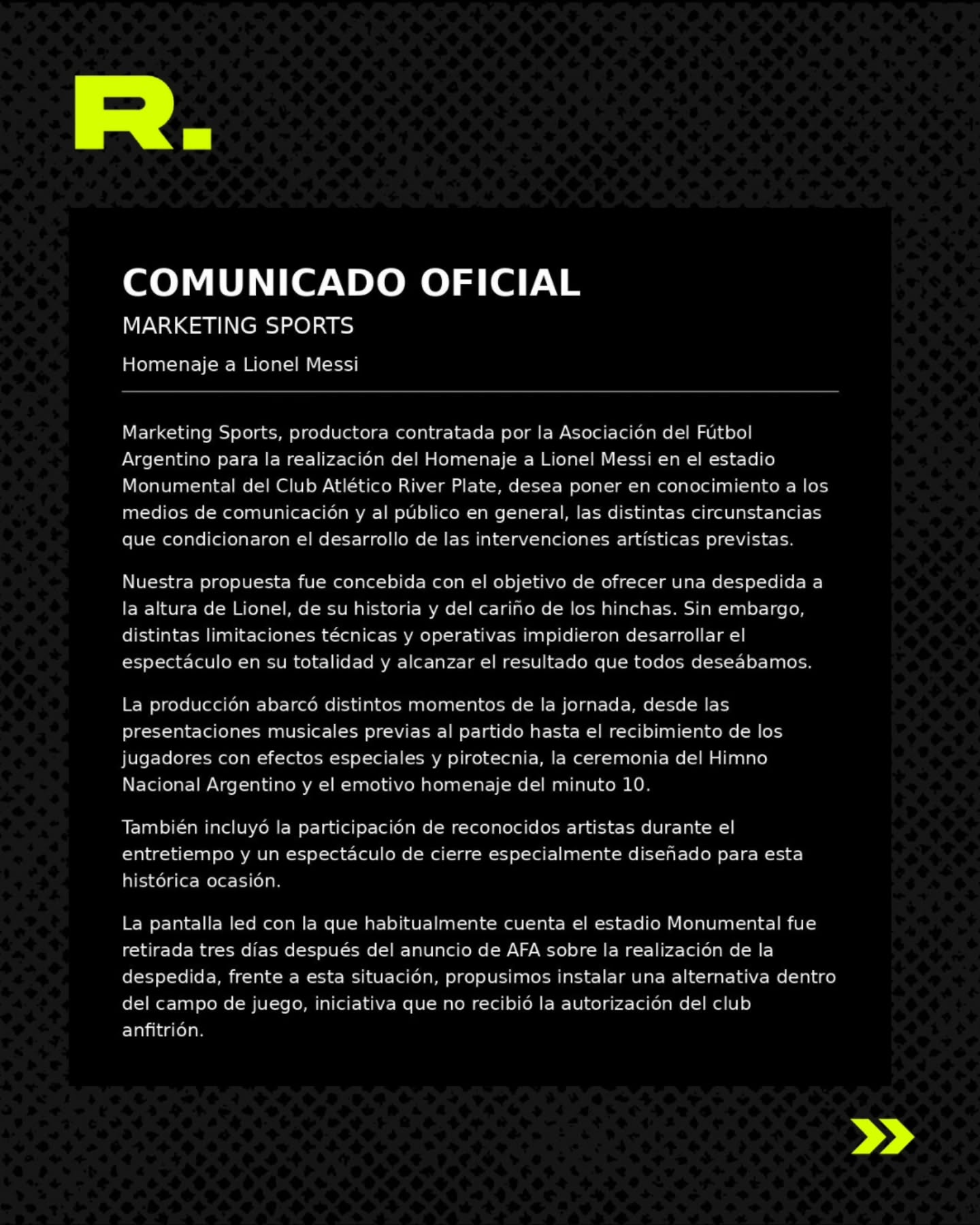 📲 COMUNICADO OFICIAL SOBRE LA DESPEDIDA DE MESSI (2/4)