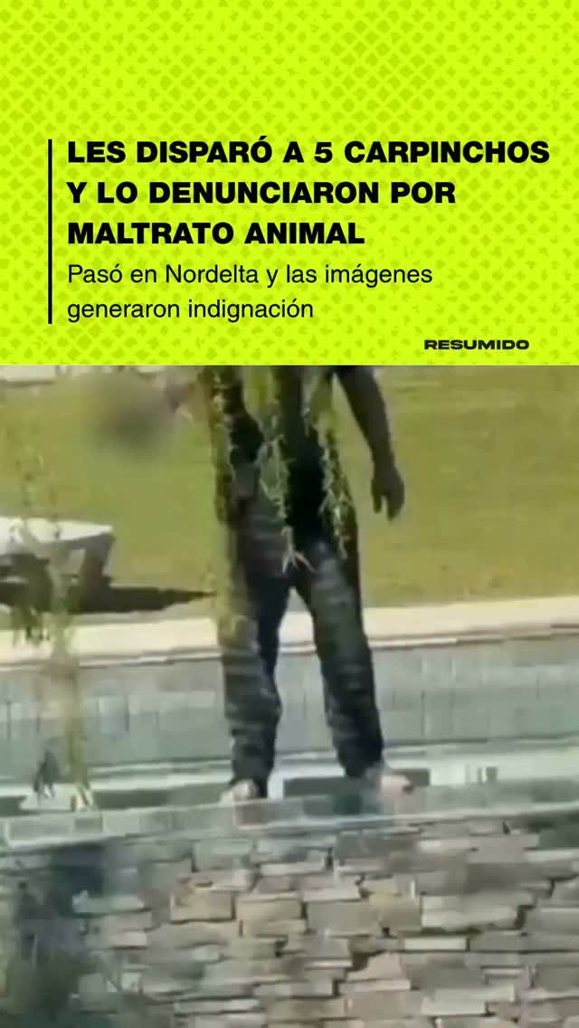 👉🏻 INDIGNACIÓN POR EL ATAQUE A LOS CARPINCHOS EN NORDELTA
