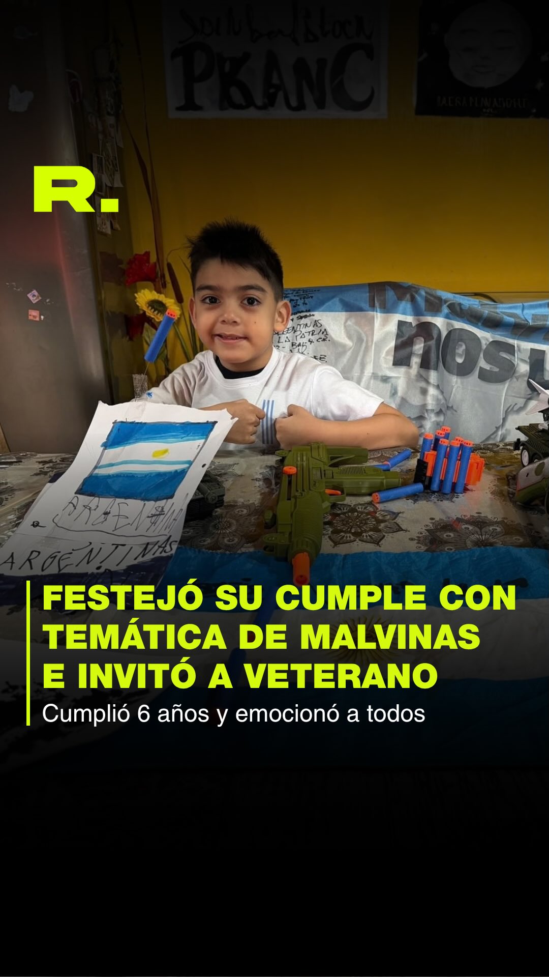 🥹“INVITÉ A LOS HÉROES DE MALVINAS”