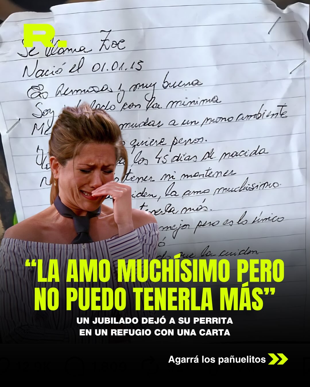 😭 UN JUBILADO TUVO QUE DEJAR A SU PERRITA EN UN REFUGIO (1/3)