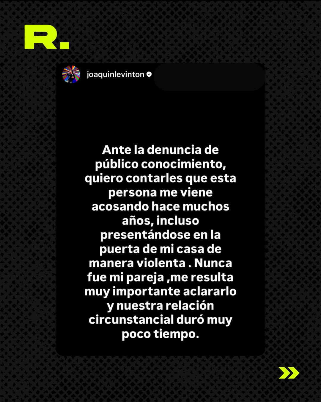⭕️ DENUNCIARON A JOAQUÍN LEVINTON Y EL CANTANTE RESPONDIÓ (2/4)