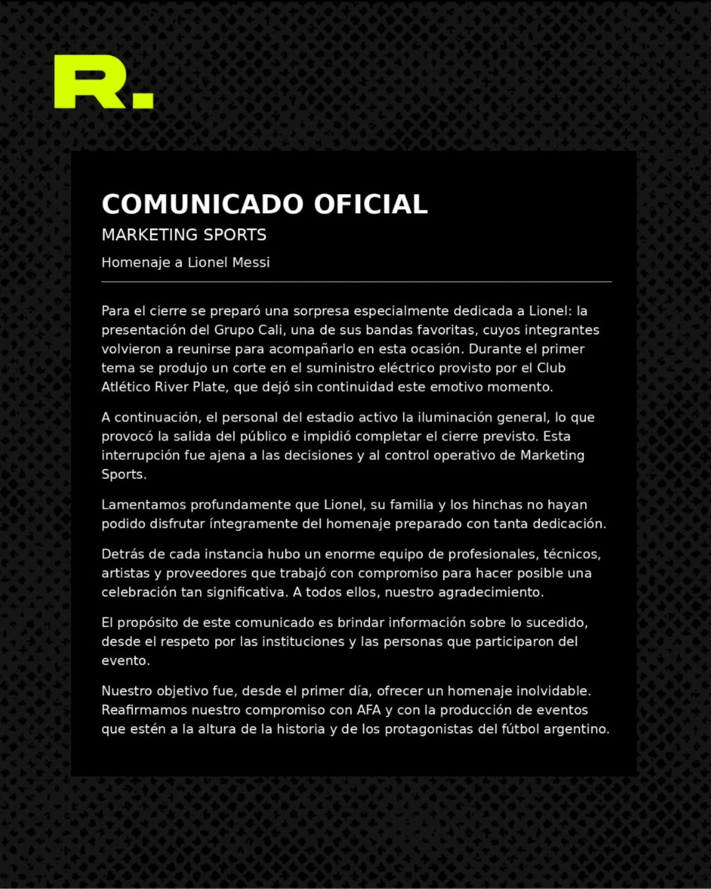 📲 COMUNICADO OFICIAL SOBRE LA DESPEDIDA DE MESSI (4/4)