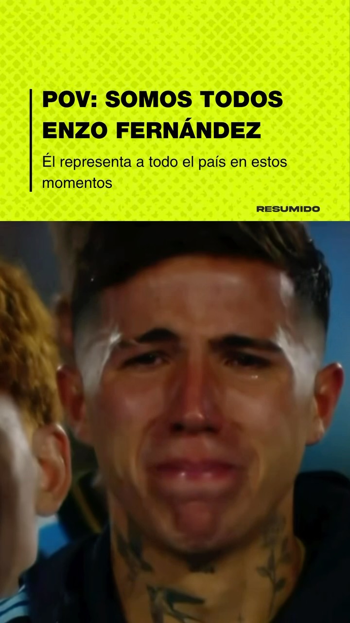 TRANQUI ENZO, ESTAMOS TODOS ASÍ 😭