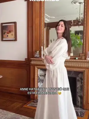 ANNE HATHAWAY ESTÁ EMBARAZADA 🥹
