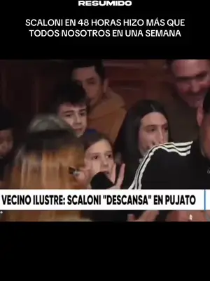 SCALONI LO DIO TODO EN 48 HORAS