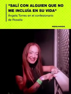 ÁNGELA TORRES EN EL CONFESIONARIO DE ROSALÍA
