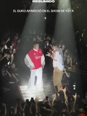 DUKI CANTÓ CON YSY A EN SU SHOW A LA GORRA