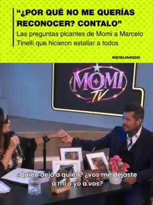 MOMI LE HIZO PREGUNTAS PICANTES A MARCELO TINELLI