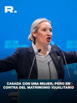 ESTÁ CASADA CON UNA MUJER, PERO EN CONTRA DEL MATRIMONIO IGUALITARIO