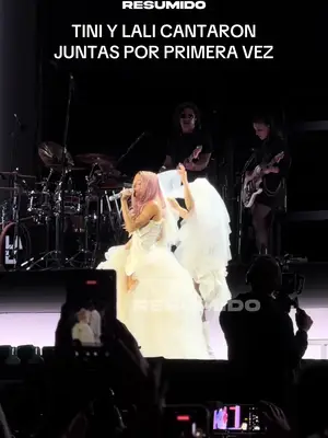 TINI FUE INVITADA AL ÚLTIMO SHOW DE LALI EN RIVER
