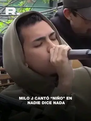 MILO J CANTÓ "NIÑO" EN NADIE DICE NADA ANTES DE SU LLEGADA A LOS CINES