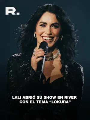 LALI ABRIÓ EL SHOW CON SU TEMA “LOKURA”