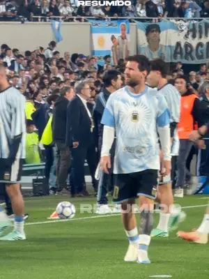 🥹🇦🇷 LA ÚLTIMA ENTRADA EN CALOR DE MESSI, EN PRIMERA PERSONA