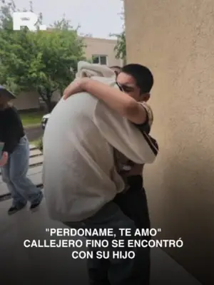 CALLEJERO FINO SE REENCONTRÓ CON SU HIJO DESPUÉS DE HABER ESTADO UN MES EN LA CÁRCEL