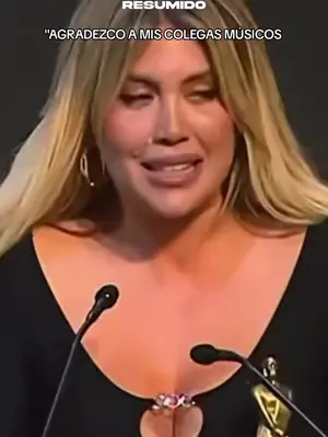 WANDA NARA RECIBIÓ UN MARTÍN FIERRO DE LA MÚSICA POR SU CANCIÓN "BAD BITCH"
